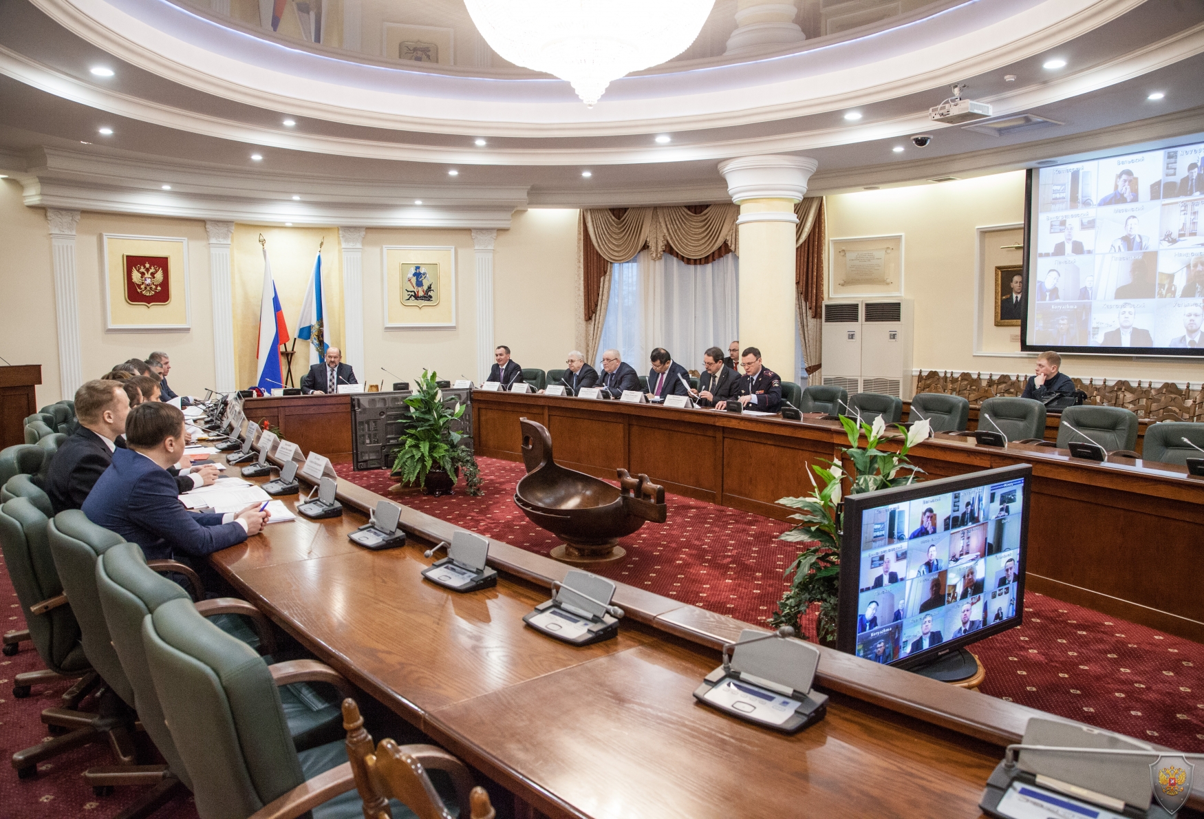 Открытие заседания антитеррористической комиссии в Архангельской области 