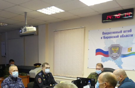 Оперативным штабом в Кировской области проведено плановое антитеррористическое командно-штабное учение «Технология-2020» 