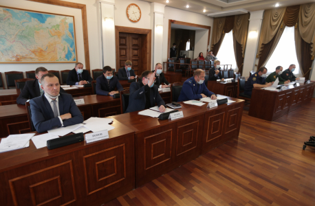 Заседание антитеррористической комиссии Магаданской области (общий вид).