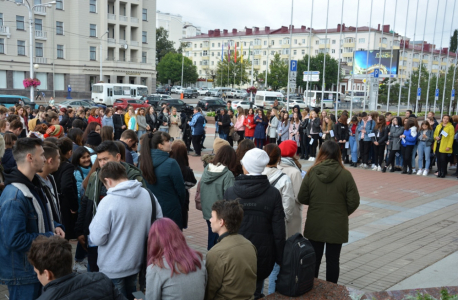 Флешмоб "Мы против терроризма!" проведен в Республике Башкортостан