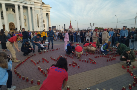 В Мордовии прошла акция памяти "Сердце Беслана"