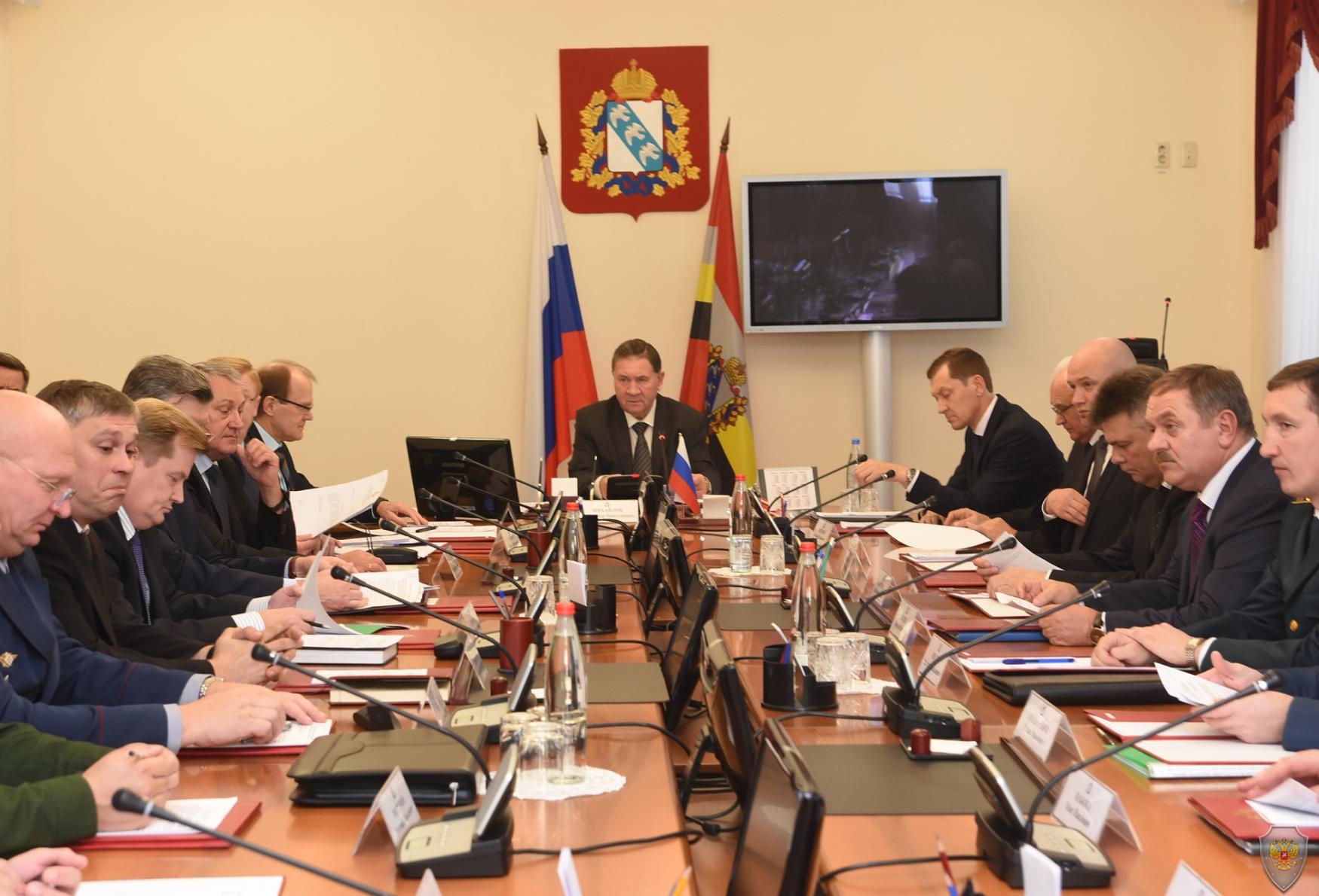 Заседание антитеррористической комиссии Курской области