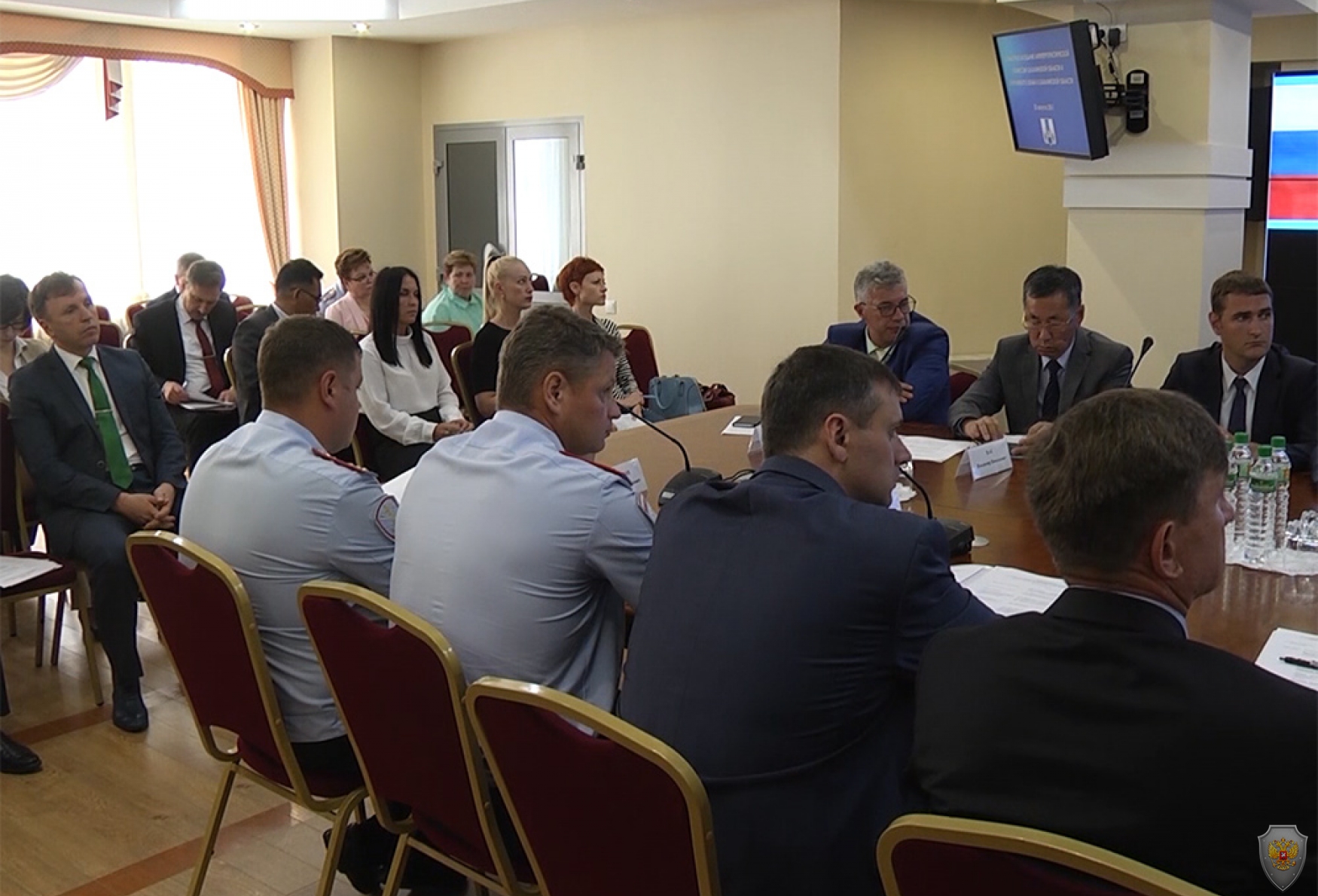 Совместное заседание региональной антитеррористической комиссии и оперативного штаба в Сахалинской области 