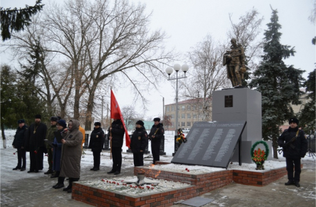 Открытие аллеи памяти Героев в селе Мантурово