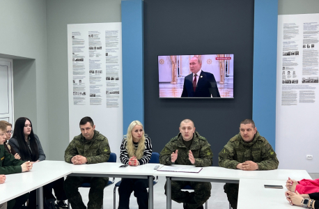 Встреча студентов Курского государственного университета с участниками СВО