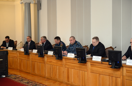 Участники совместного заседания АТК и ОШ в Смоленской области