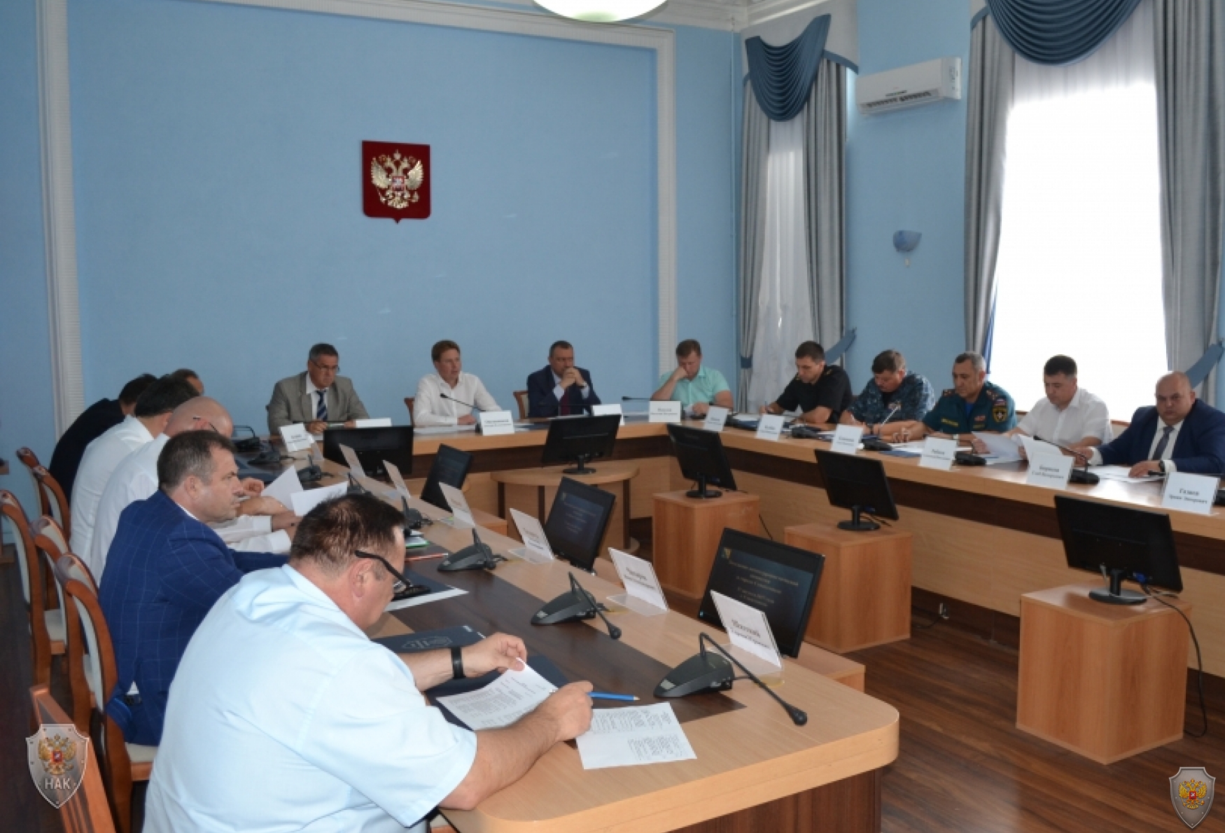 Состоялось заседание антитеррористической комиссии в городе Севастополе