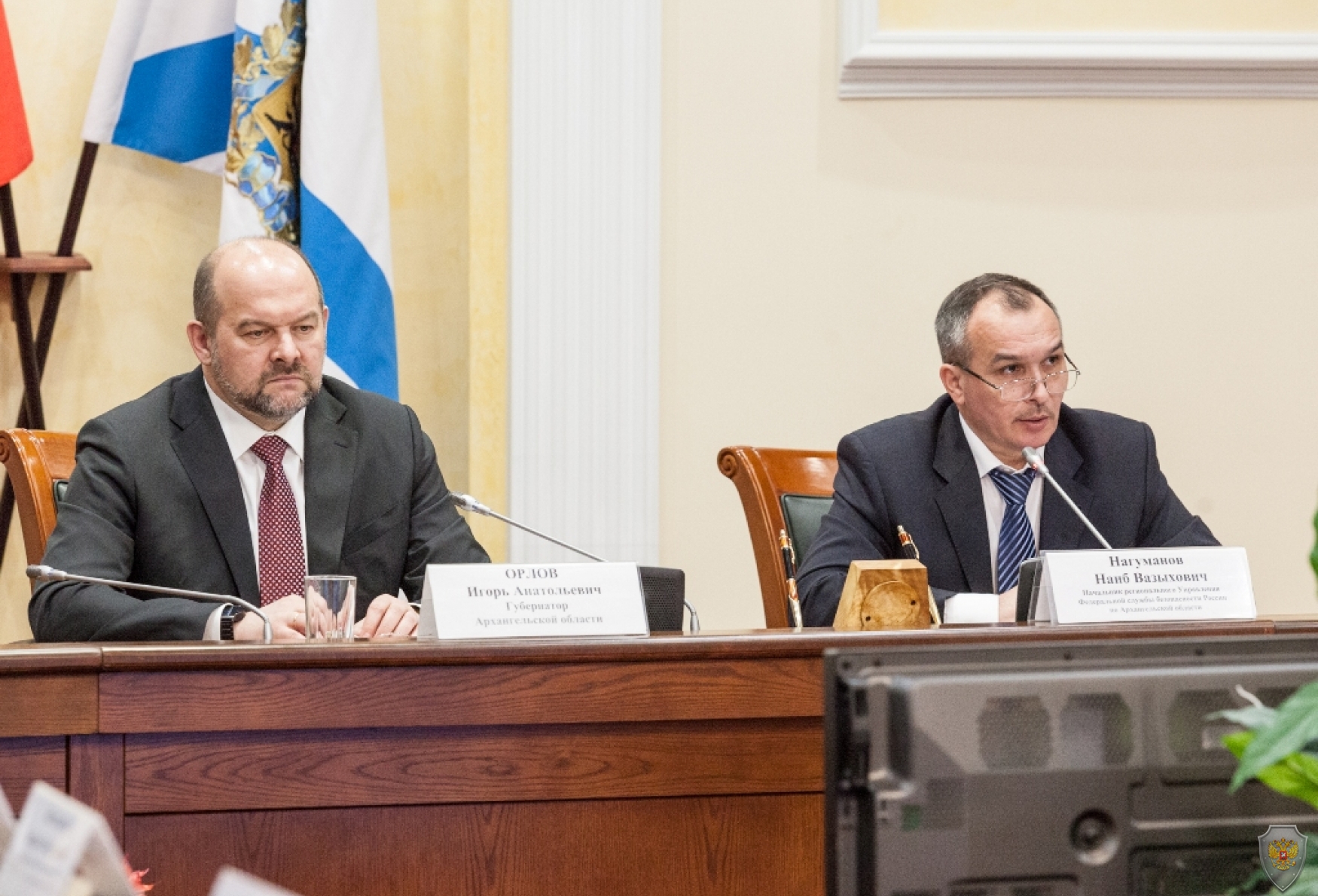 Совместное заседание антитеррористической комиссии и оперативного штаба в Архангельской области