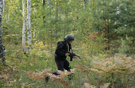 Оперативным штабом в Тамбовской области проведено тактико-специальное учение по пресечению террористического акта на участке местности