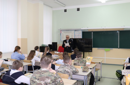 «Десант Славы» в школе № 61 Курска