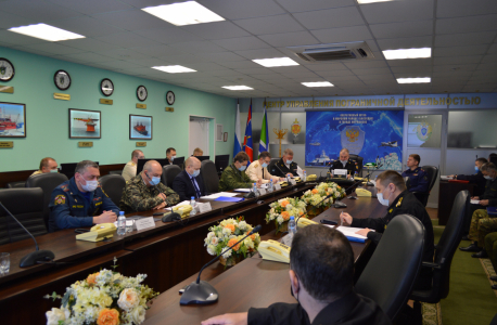 Оперативным штабом в морском районе (бассейне) в городе Мурманске проведено антитеррористическое учение «Лагуна-Интранс-2021»