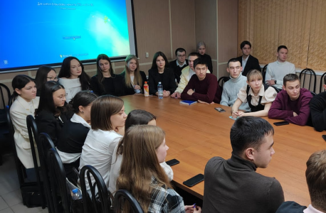 Встреча со студентами в Оренбургской области