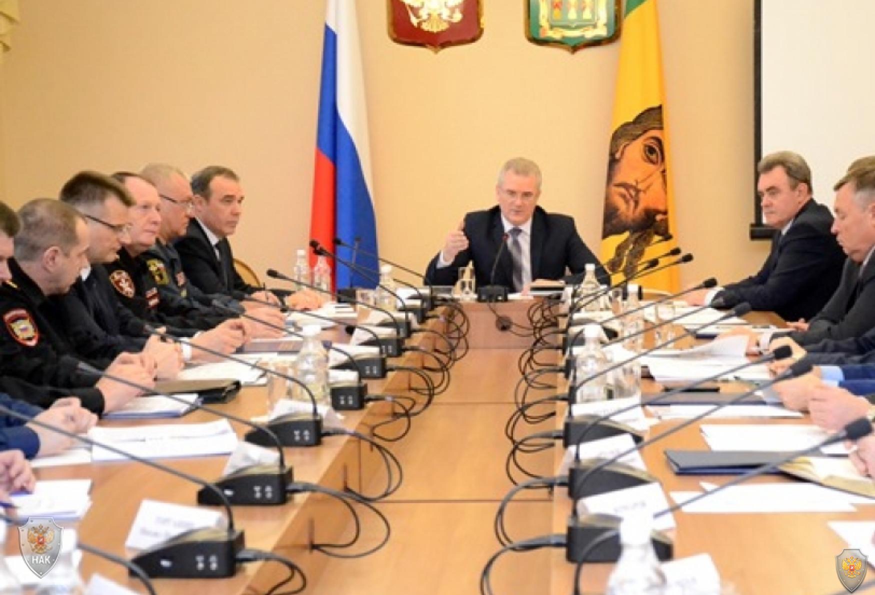 Открытие заседания антитеррористической комиссии в Пензенской области 19 февраля 2018 года