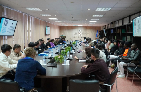 Координационным центром Курганского государственного университета проведена беседа с иностранными студентами 