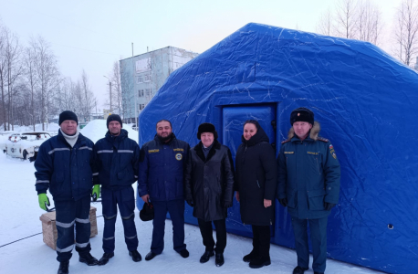 В муниципальном округе "Вуктыл" прошла командно-штабная тренировка