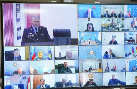 Совместное заседание антитеррористической комиссии и оперативного штаба в Республике Северная Осетия-Алания