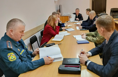 Командно-штабное учение оперативного штаба в Еврейской автономной области