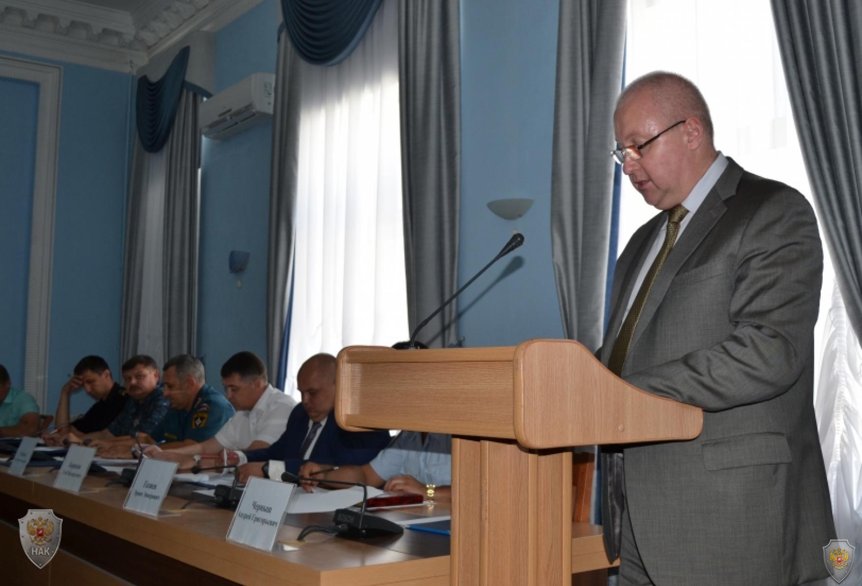 Состоялось заседание антитеррористической комиссии в городе Севастополе