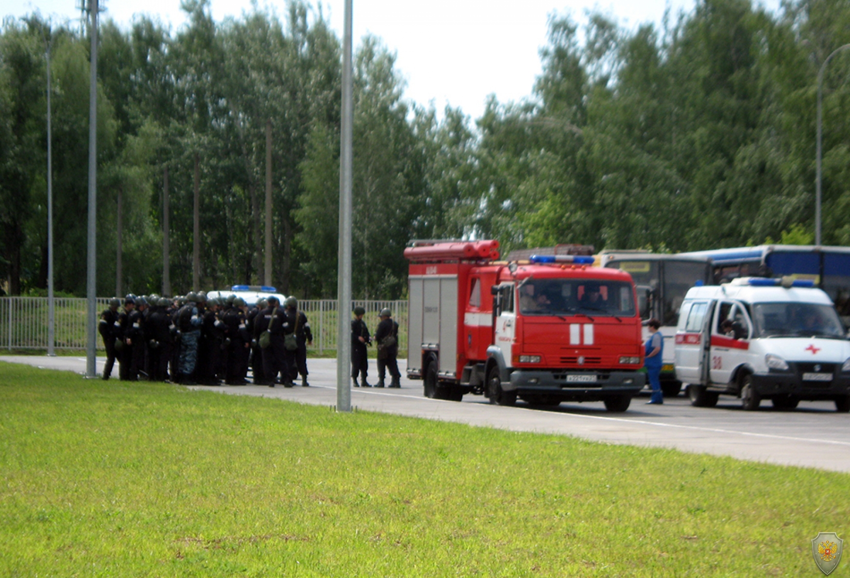 Сбор сил и средств оперативной группы в г. Чебоксары в районе происшествия