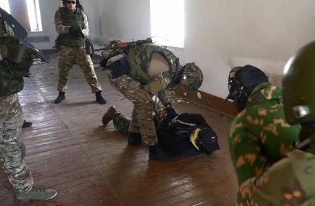 Оперативный штаб в Курганской области провел учения  по пресечению условного теракта