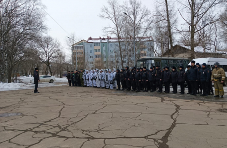 Командно-штабное учение оперативного штаба в Еврейской автономной области