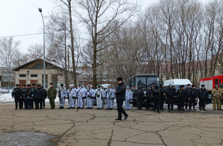 Командно-штабное учение оперативного штаба в Еврейской автономной области