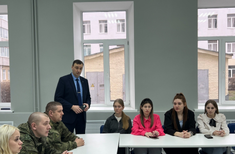 Встреча студентов Курского государственного университета с участниками СВО