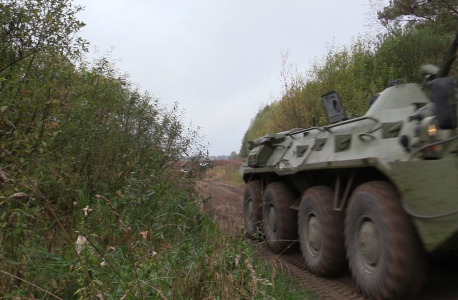 Выдвижение к месту оперативно-боевого мероприятия группы огневой поддержки