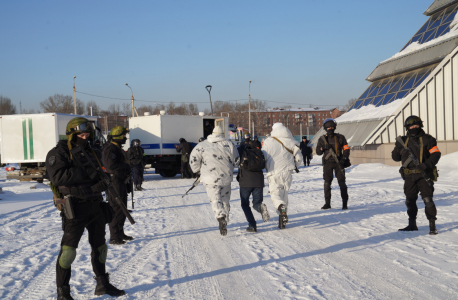 В иркутском ледовом дворце «Айсберг» состоялись антитеррористические учения