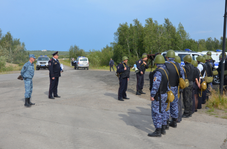 Оперативным штабом в Красноярском крае на территории аэропорта проведено командно-штабное учение «Набат-2020»