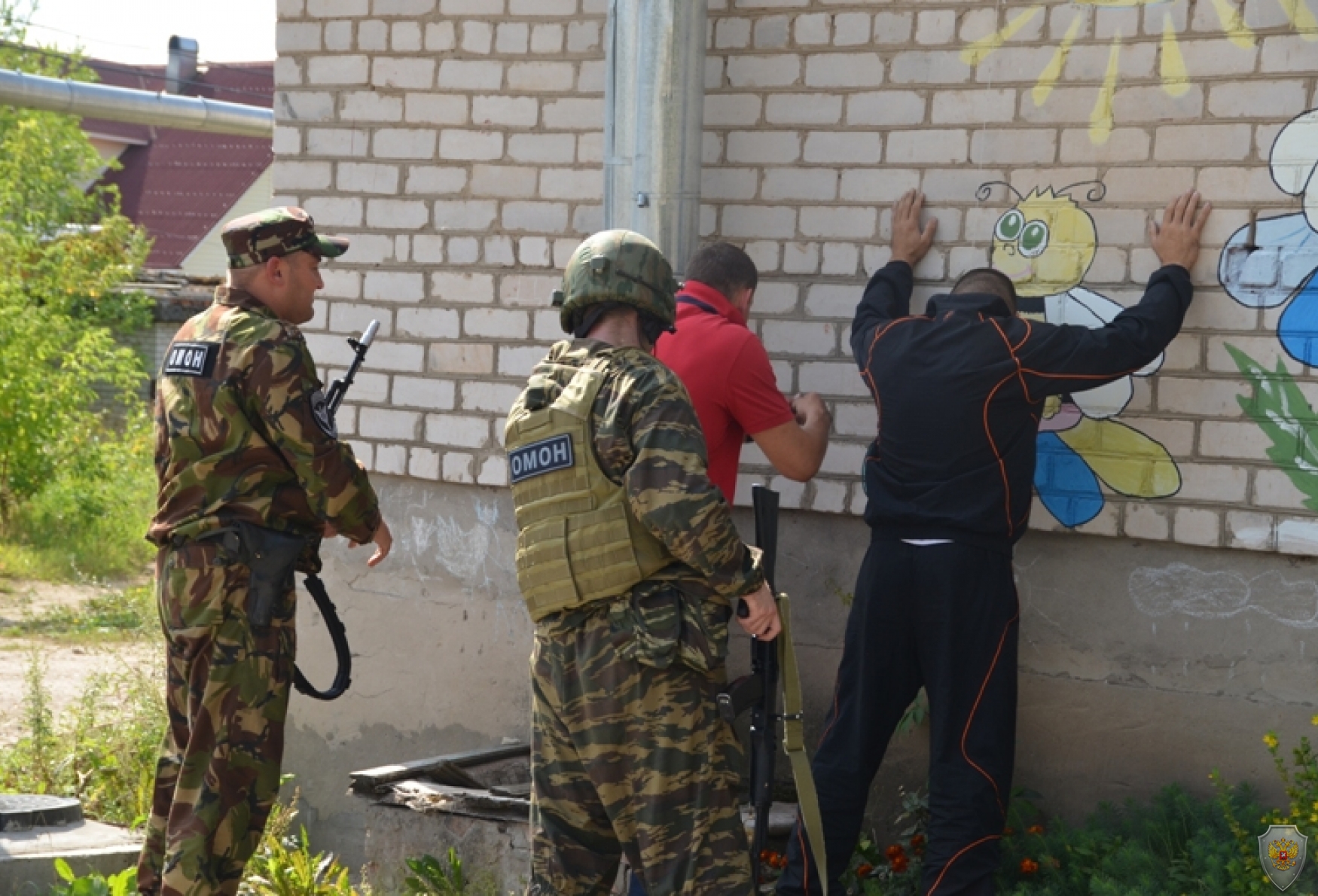 Антитеррористические учения. Вологодская область, село Верховажье. 12 августа 2014 года