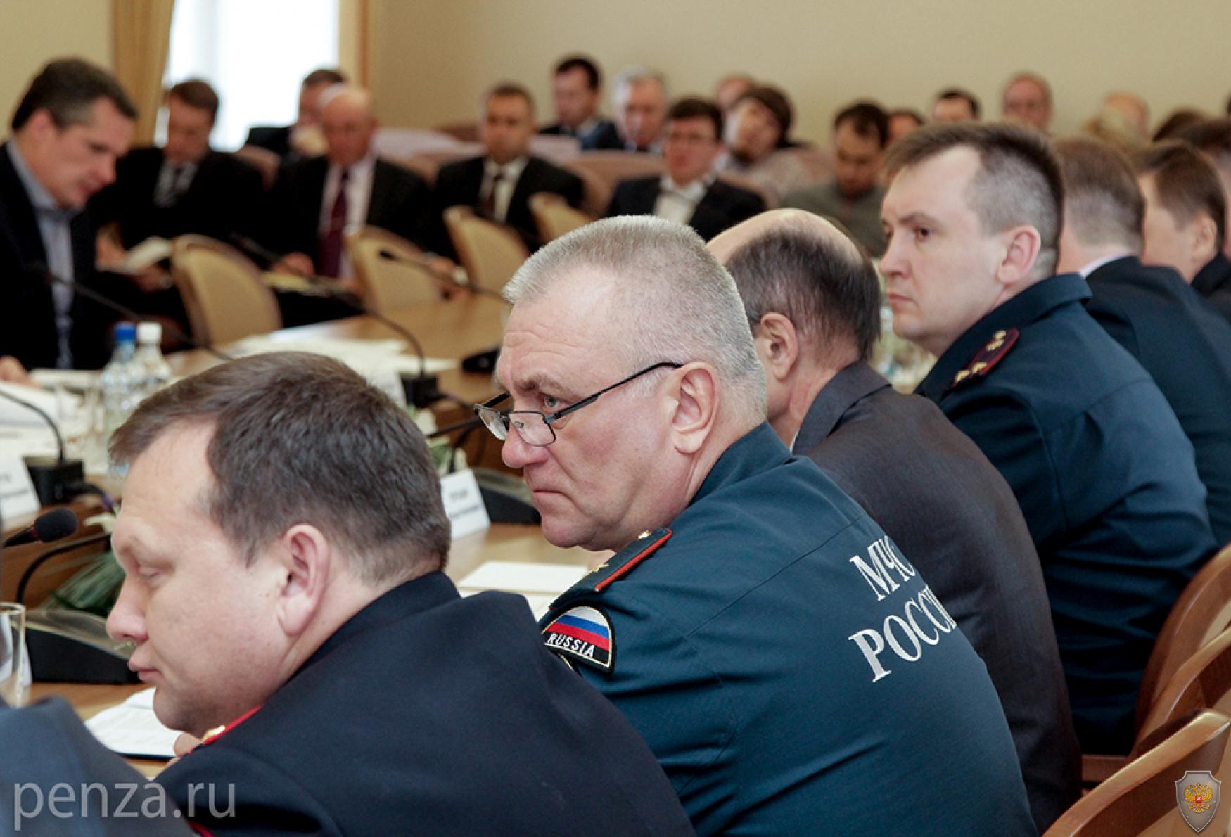 Совместное заседание областной Антитеррористической комиссии и Оперативного штаба в Пензенской области