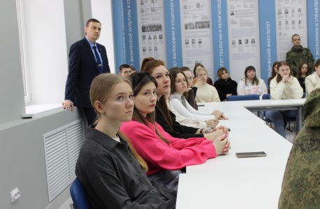 Встреча студентов Курского государственного университета с участниками СВО