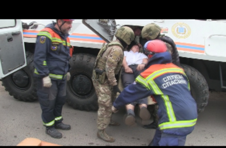 Оперативным штабом в Саратовской области проведено антитеррористическое тактико - специальное учение 