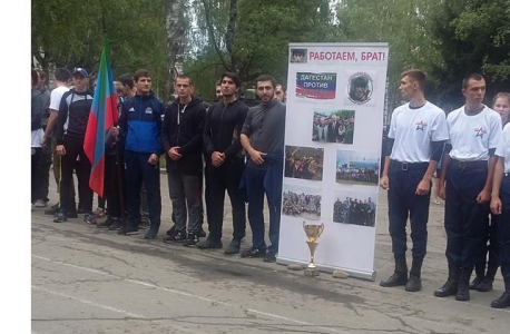 В Агалатово Ленинградской области  прошли военно-спортивные игры «Вместе сильнее»