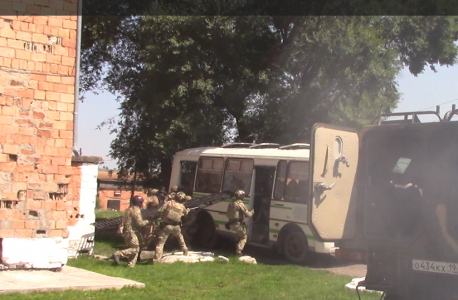 Антитеррористическое учение оперативного штаба в Республике Хакасия