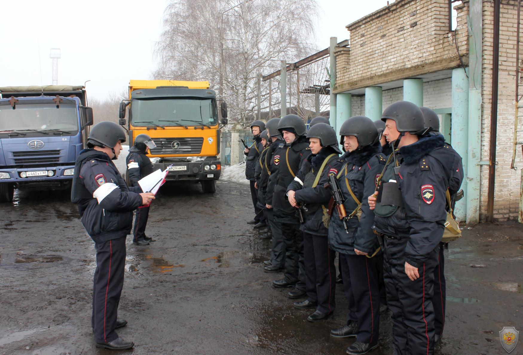 Постановка задач функциональным группам отделения полиции р.п. Токаревка МОМВД России «Мордовский»