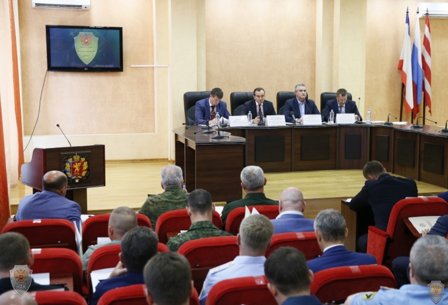 В городе Керчь состоялось выездное совместное заседание Антитеррористической комиссии в Краснодарском крае и Антитеррористической комиссии в Республике Крым