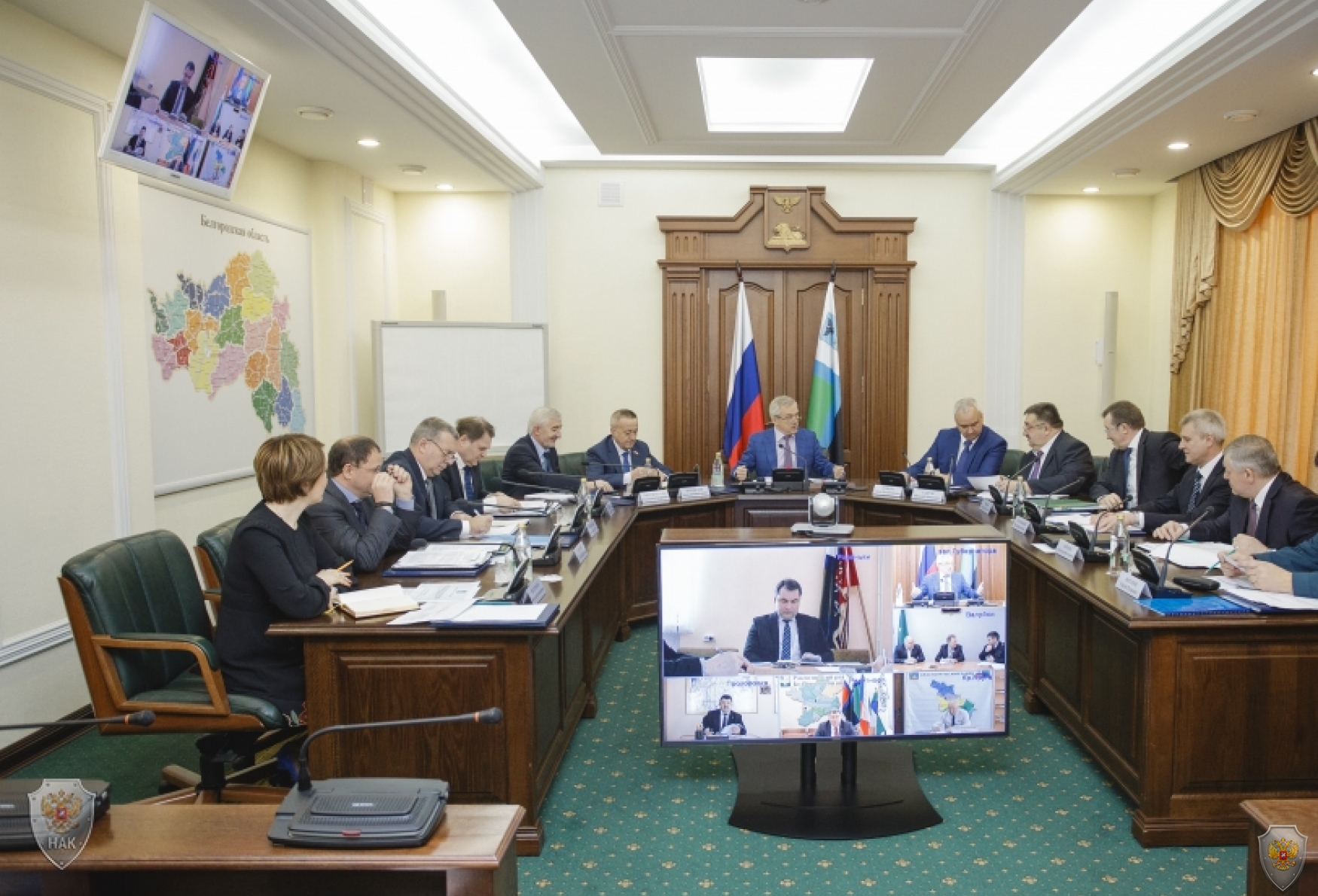 Проведено совместное заседание антитеррористической комиссии и Оперативного штаба в Белгородской области