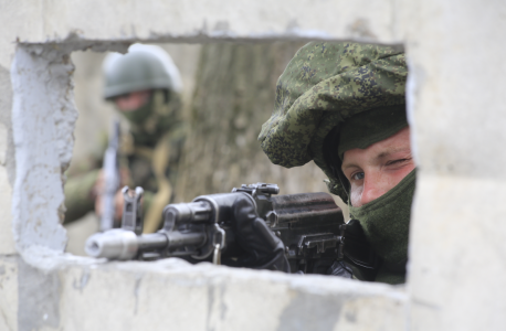 С подразделениями антитеррора соединений и воинских частей Южного военного округа проведены учения