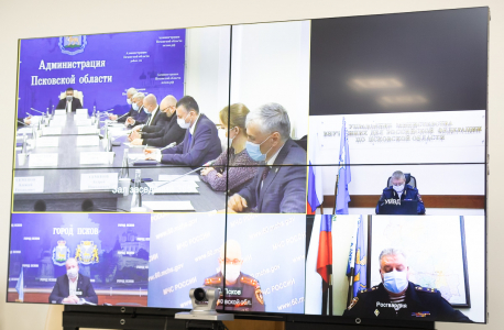Состоялось заседание антитеррористической комиссии в Псковской области