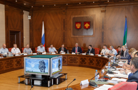 Открытие очередного заседания Антитеррористической комиссии в Республике Коми