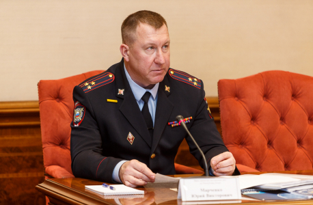 Выступление врио министра внутренних дел по Республике Коми Марченко Ю.В. по вопросу 