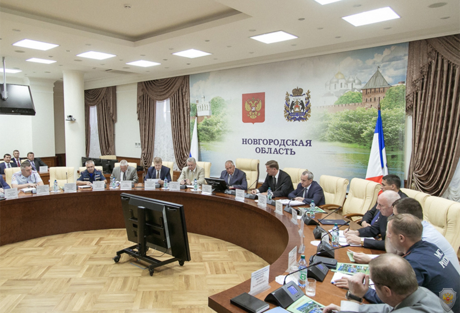 Совместное заседание антитеррористической комиссии и оперативного штаба Новгородской области  