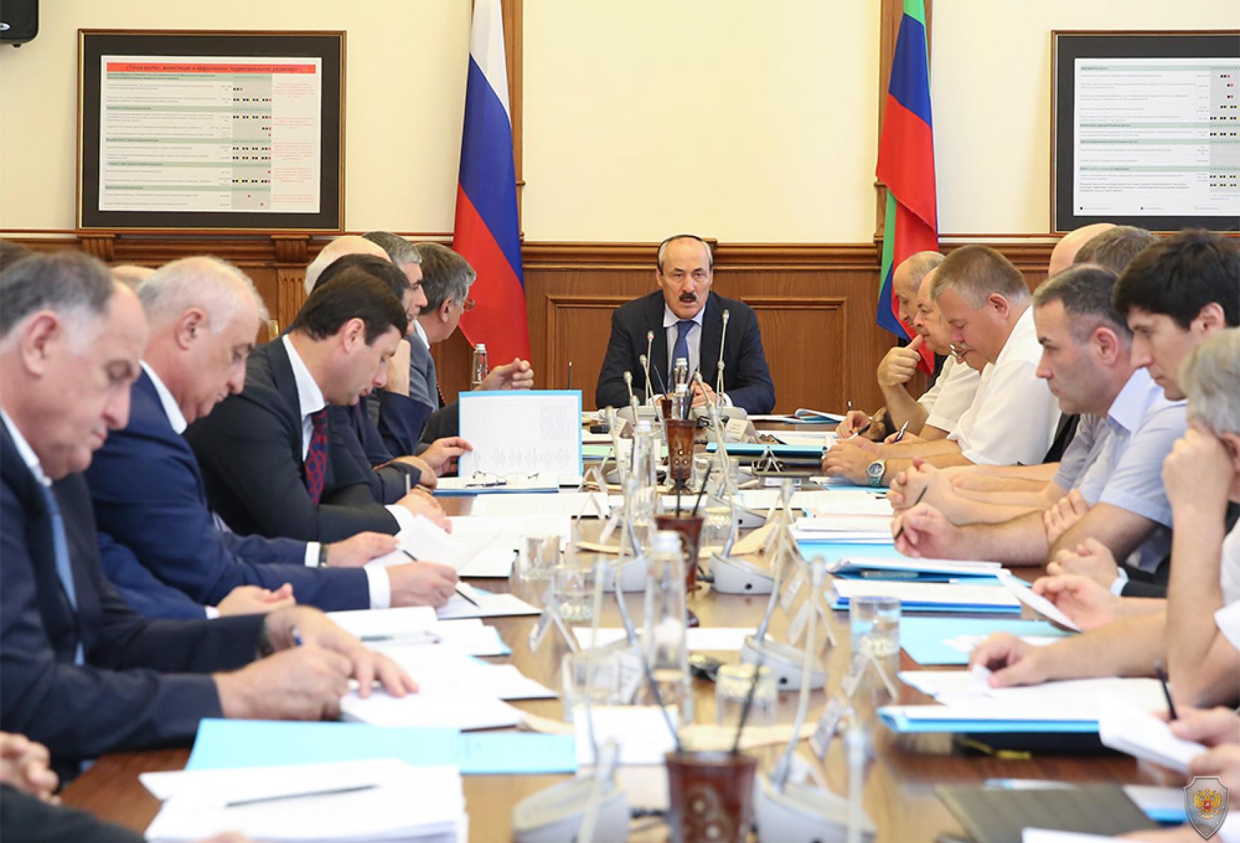 Заседание Совета Безопасности Республики Дагестан