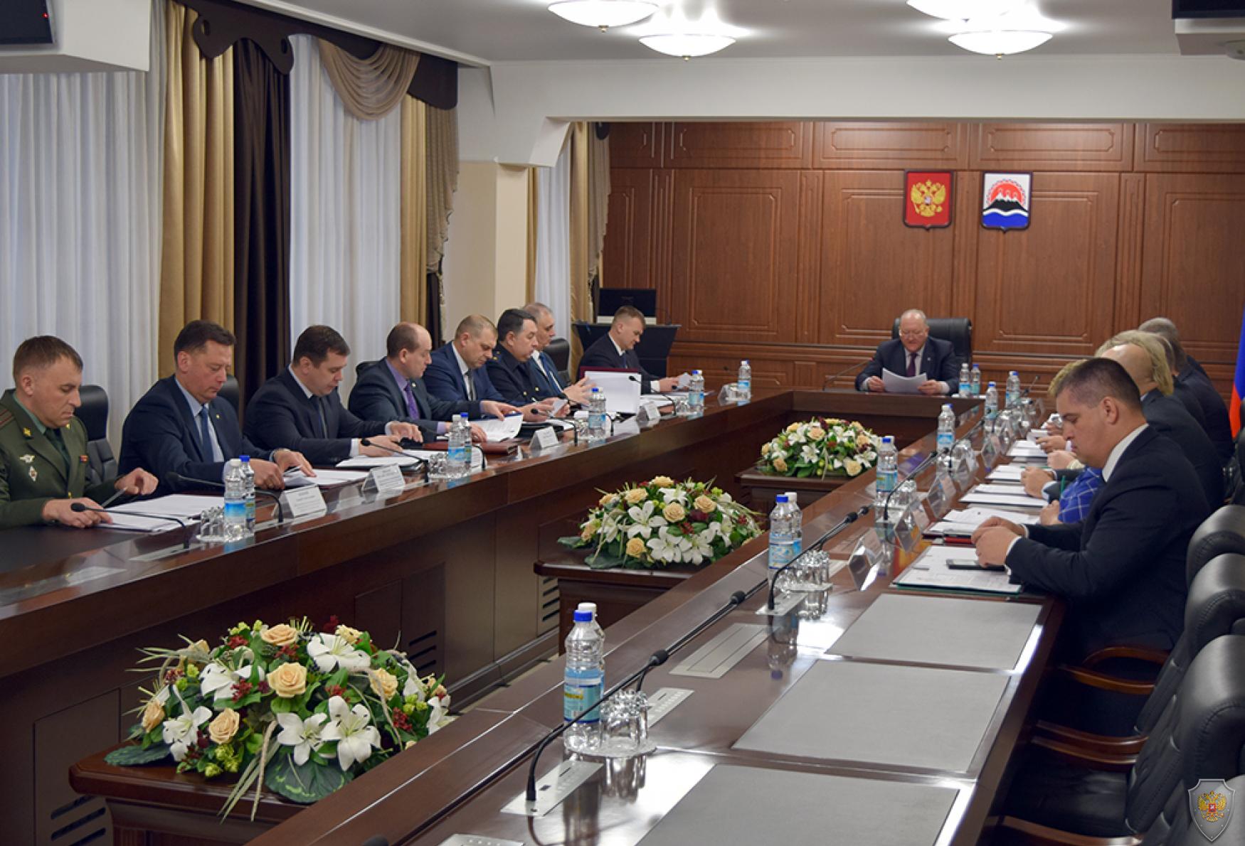 В Камчатском крае прошло внеочередное заседание антитеррористической комиссии 