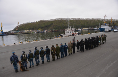 Оперативным штабом в морском районе (бассейне) в г. Петропавловске-Камчатском проведено плановое антитеррористическое учение