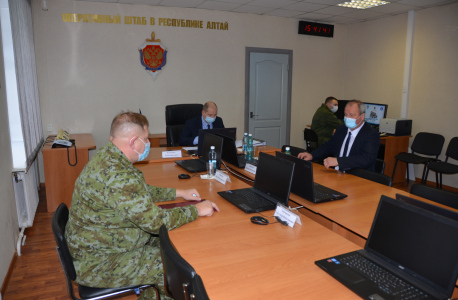 В Республике Алтай состоялось плановое командно-штабное учение 