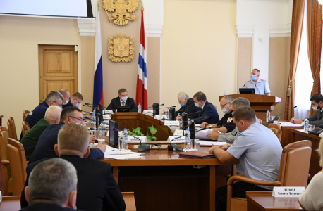 Участники совместного заседания Антитеррористической комиссии Омской области и Оперативного штаба в Омской области