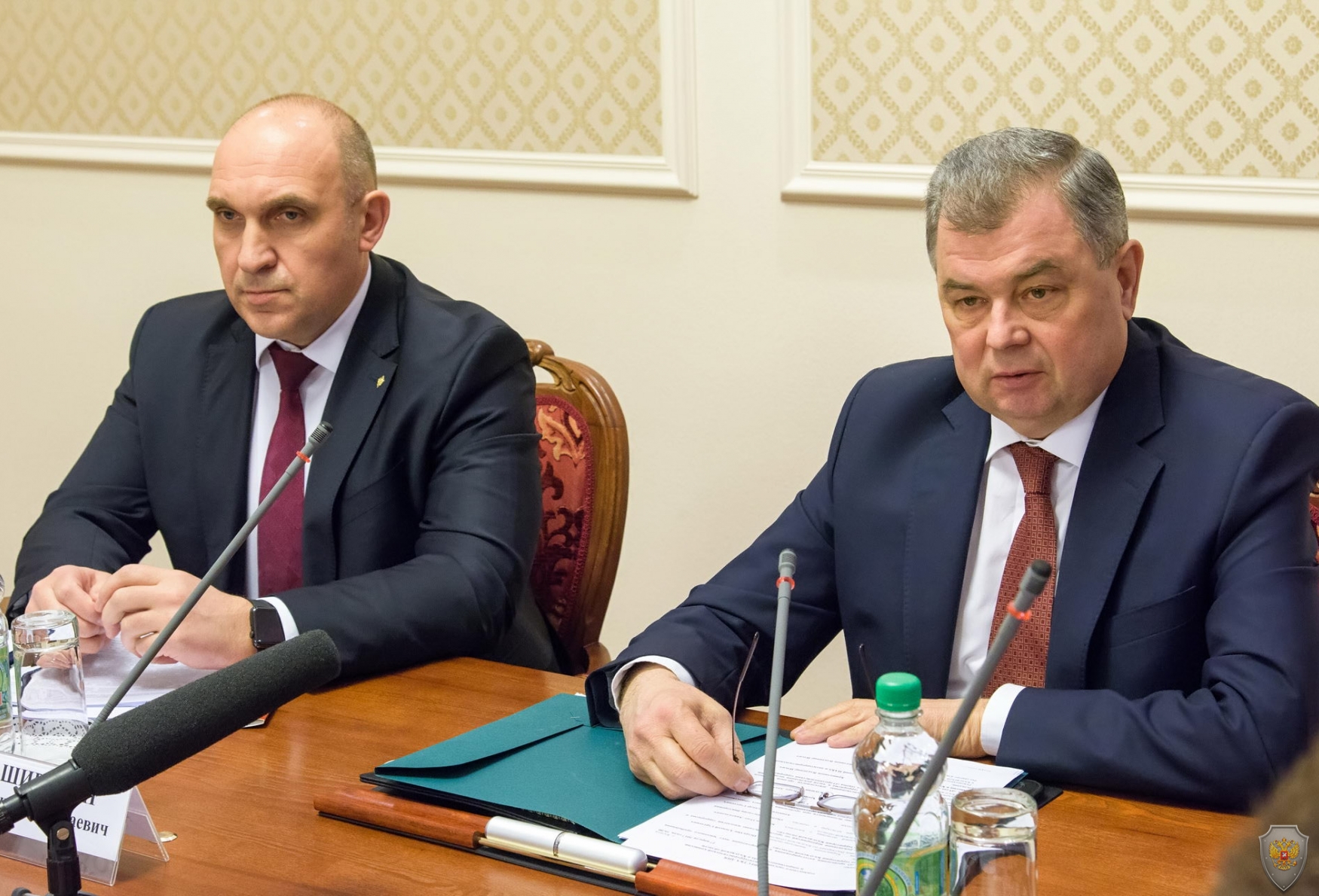 Открытие совместного заседания антитеррористической комиссии и оперативного штаба в Калужской области 